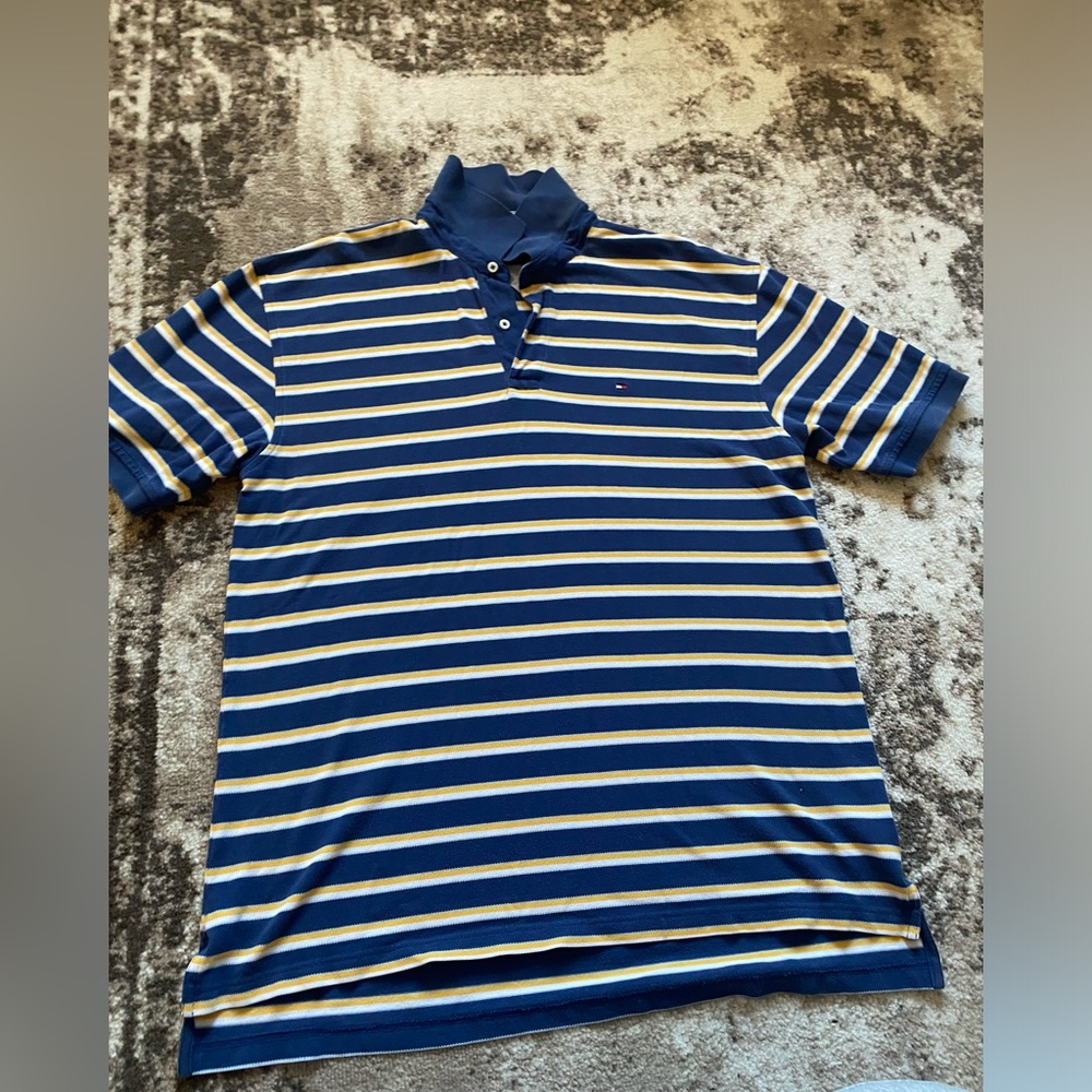 Tommy Hilfiger Stripped Polo Mens XL